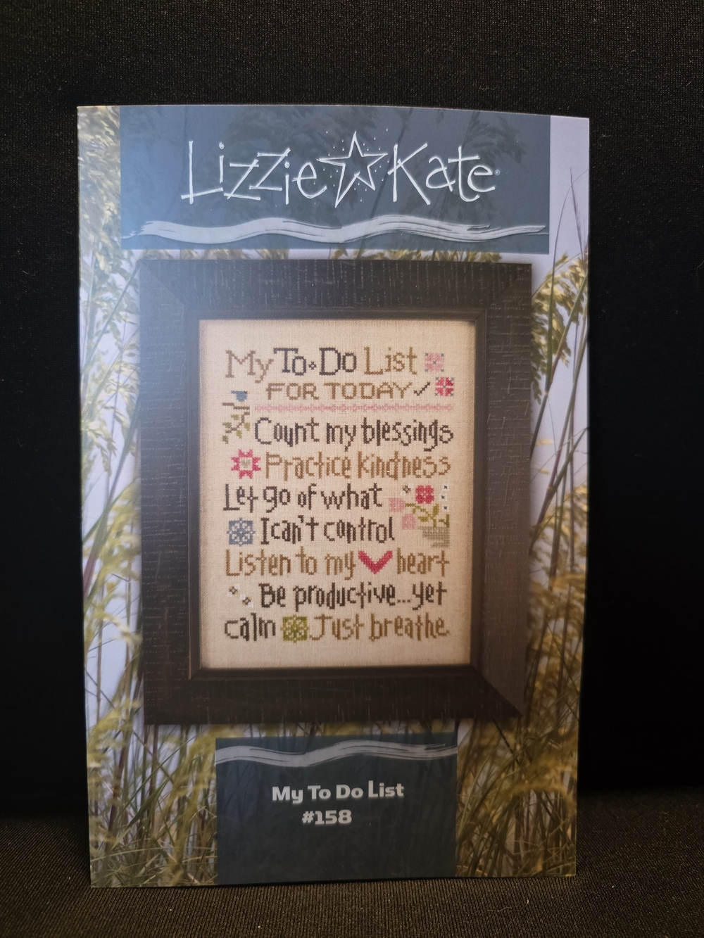 Lizzie Kate My To-Do List #158 With DMC Floss